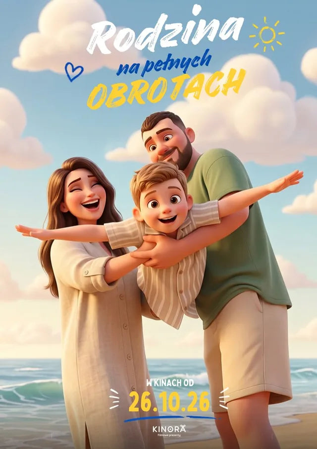 Plakat do filmu z nazwą i datą premiery